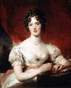 Sir Thomas Lawrence Portrait of Mary Anne Bloxam oil painting on canvas